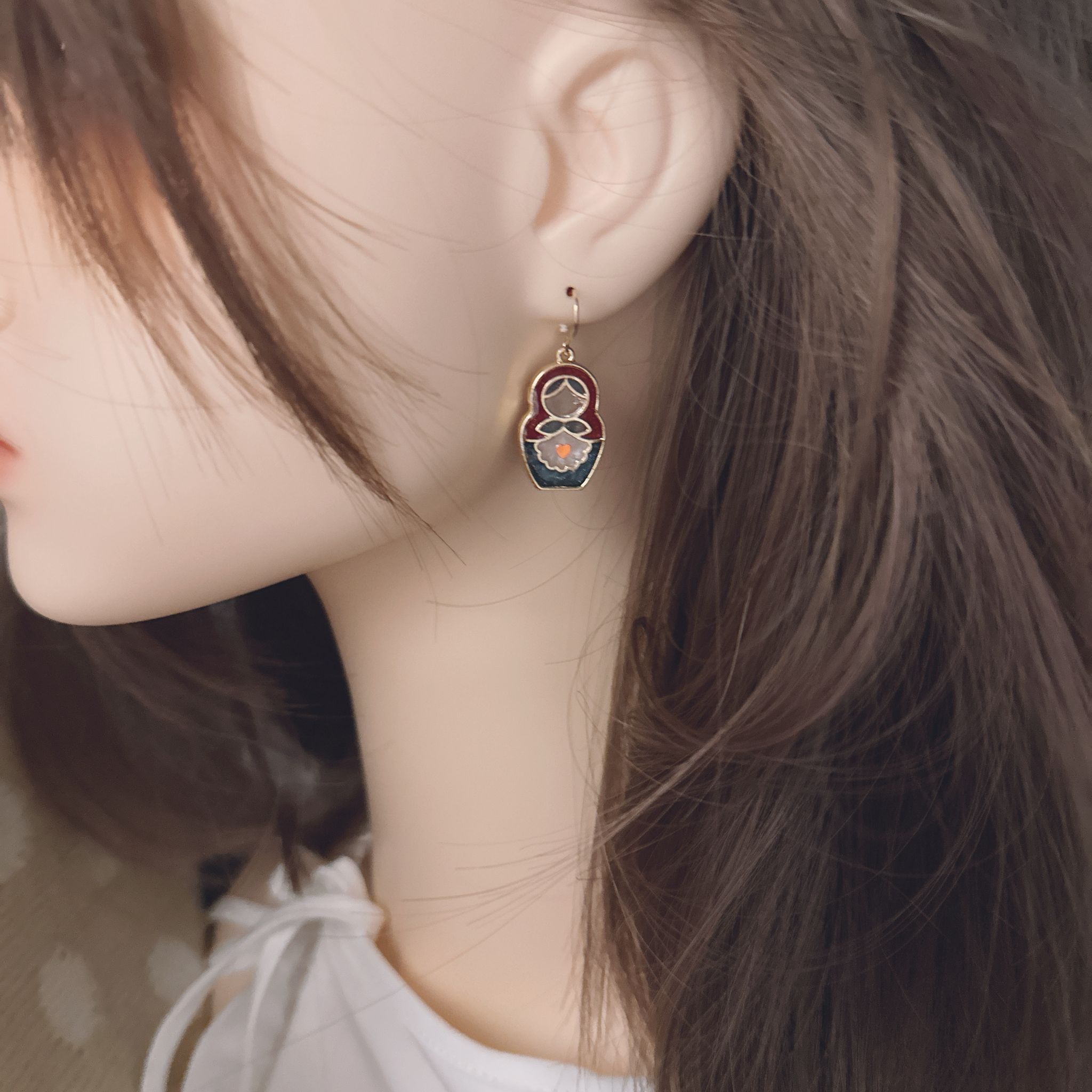 俄羅斯花花 復古絲絨裙 小號