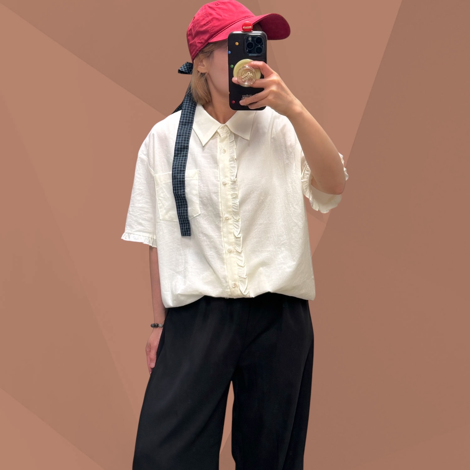 221230 荷葉邊短袖恤
