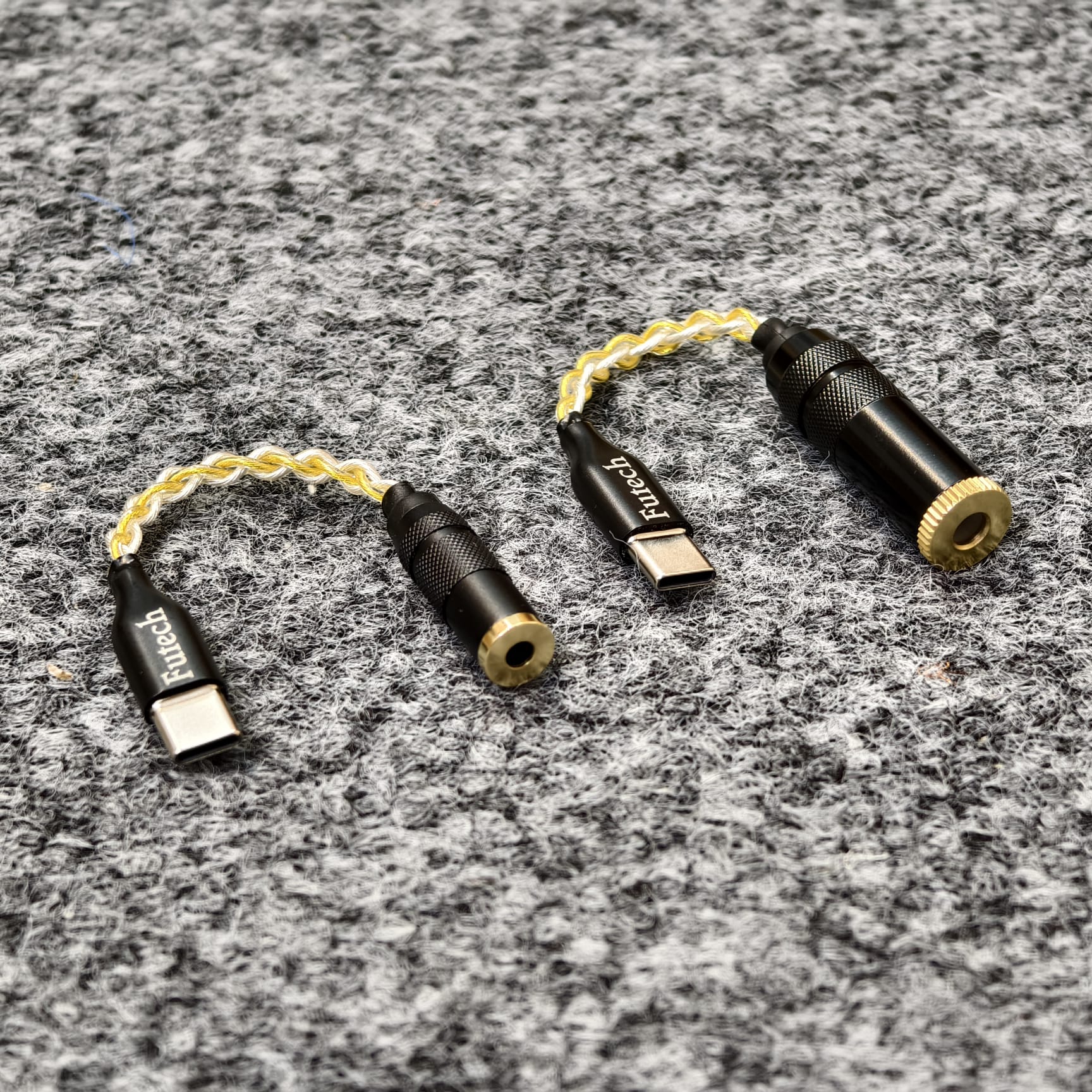 Futech audio 至尊號金銀線 Type C to 3.5/4.4人聲-背景-分離度高