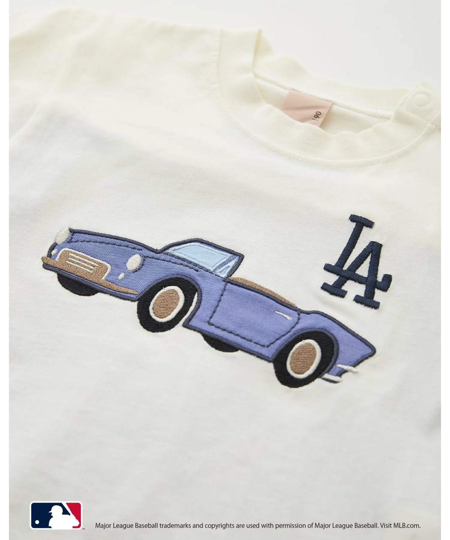 🆕【⭐訂購⭐】日本直送🇯🇵 #MLB 汽車刺繡貼花 層疊 短袖Tee［3款選］🌀[ELHA-0048][260910]