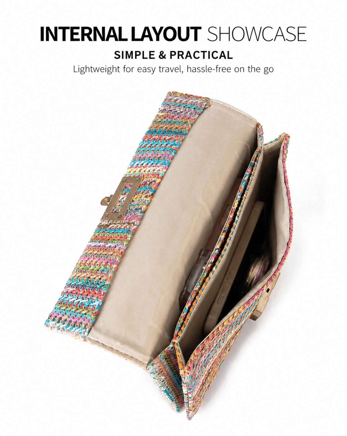 6347 Luna Weave Chain Bag
