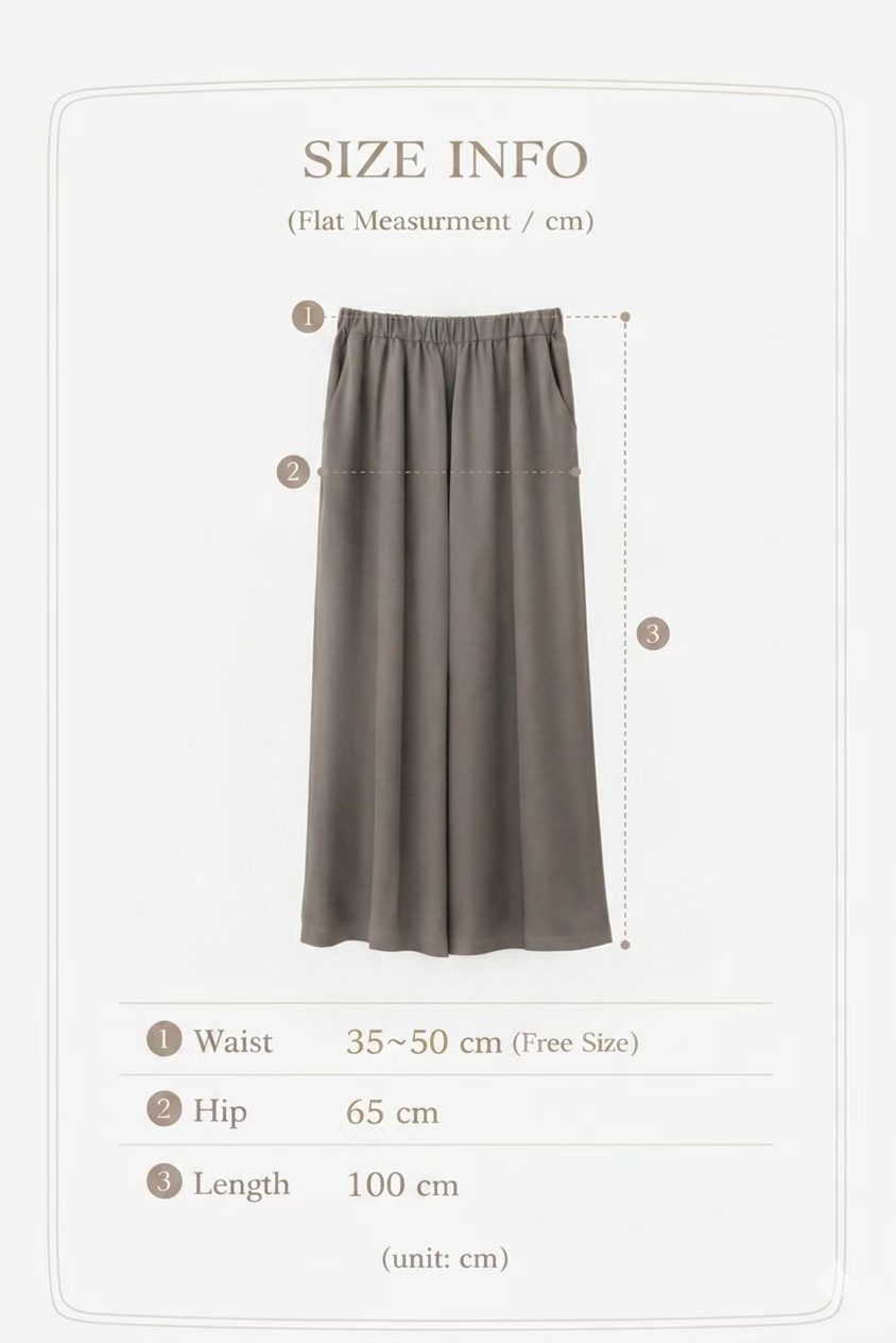 MT09_05 軟滑落地闊褲 (2色)