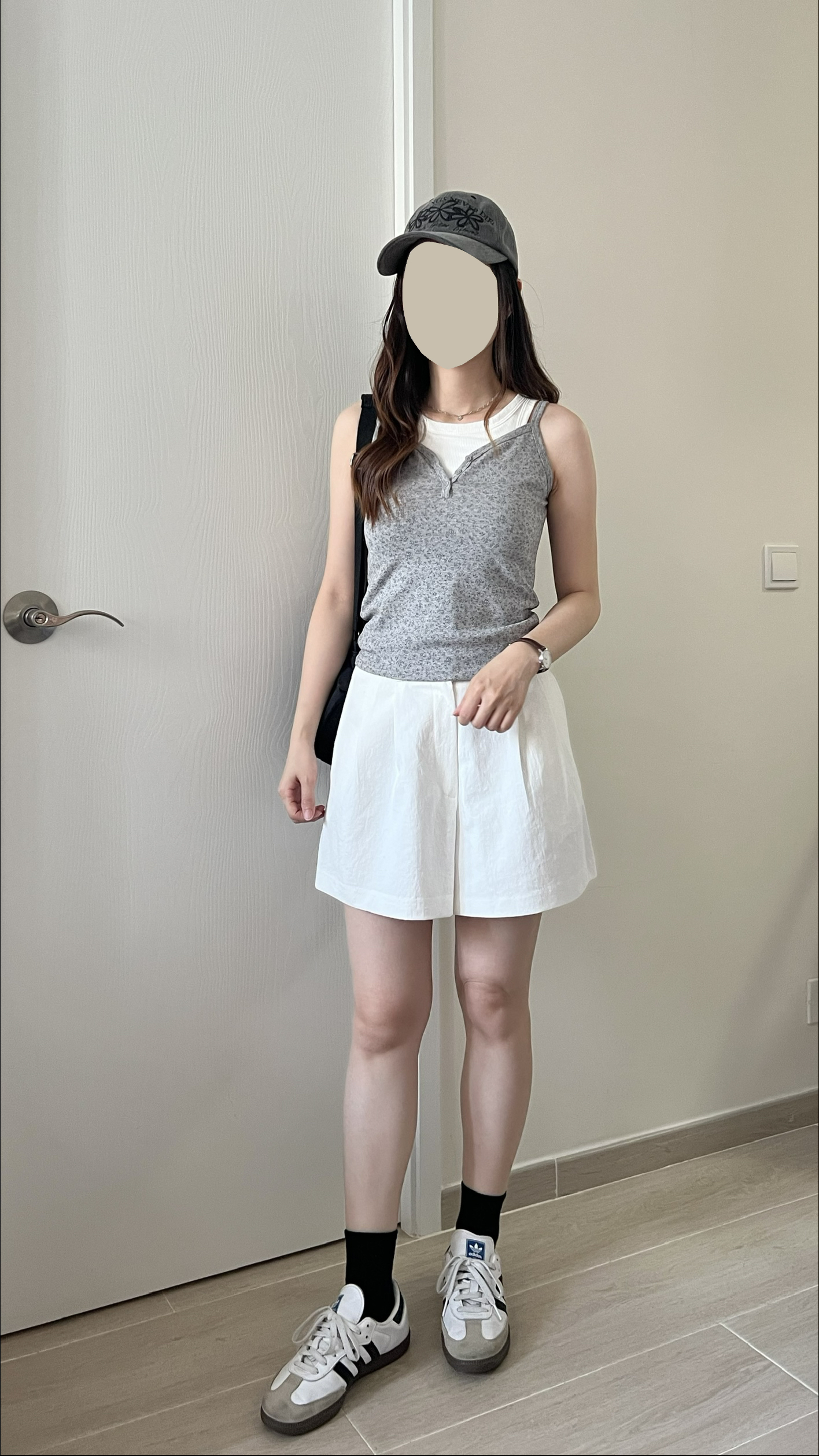 夏日清新碎花背心