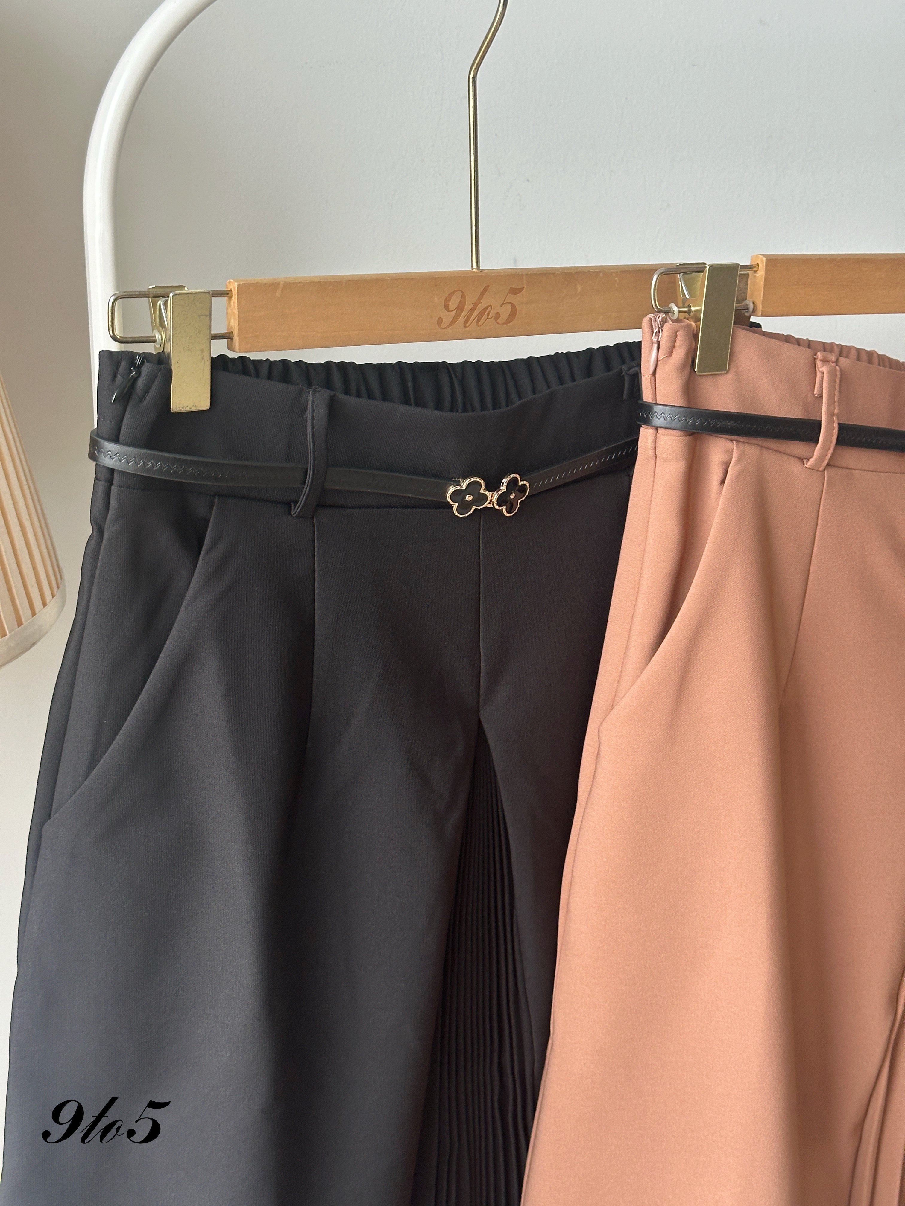 S1851 A Line Mid Skirt - 3 Colors 