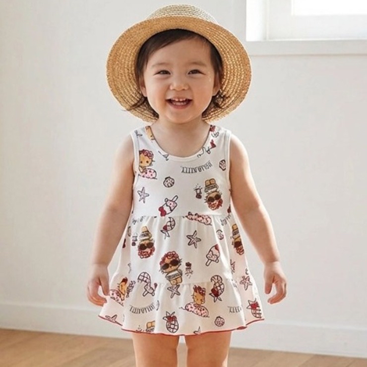 🇯🇵限量預訂 日本直送🇯🇵Sanrio 烤焦Hello Kitty連身泳衣