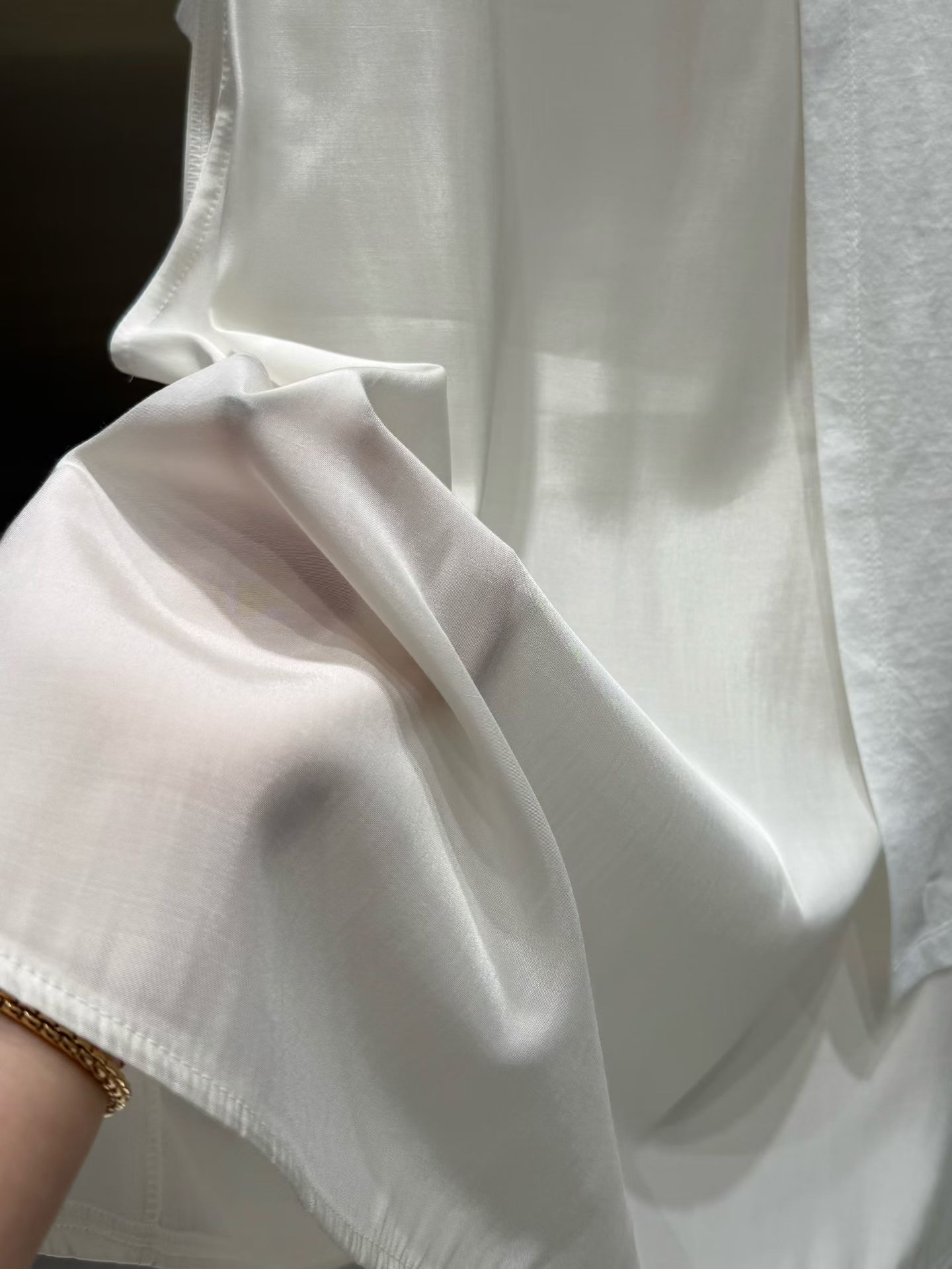 假2 件拼料薄Top