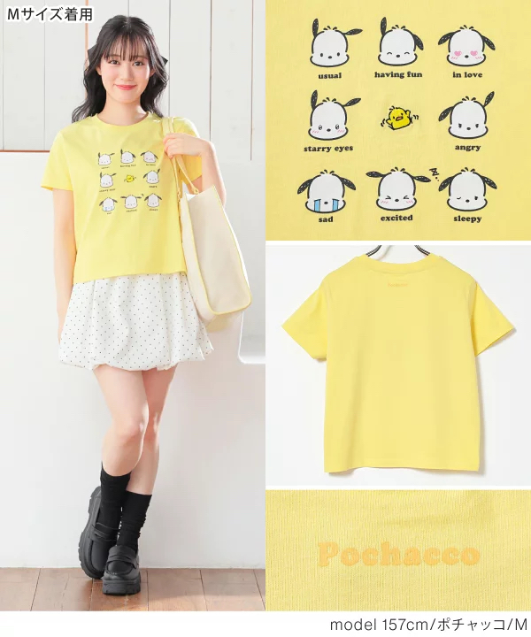 日本預訂📍日本Sanrio得意表情圖案短袖Tee