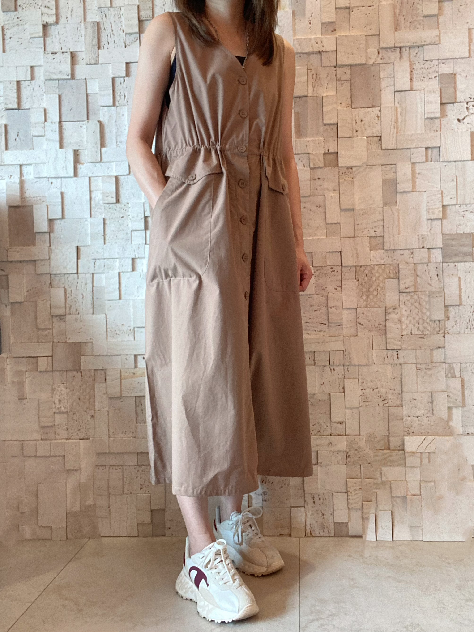 S00353 棉布工風背心Op 🔆