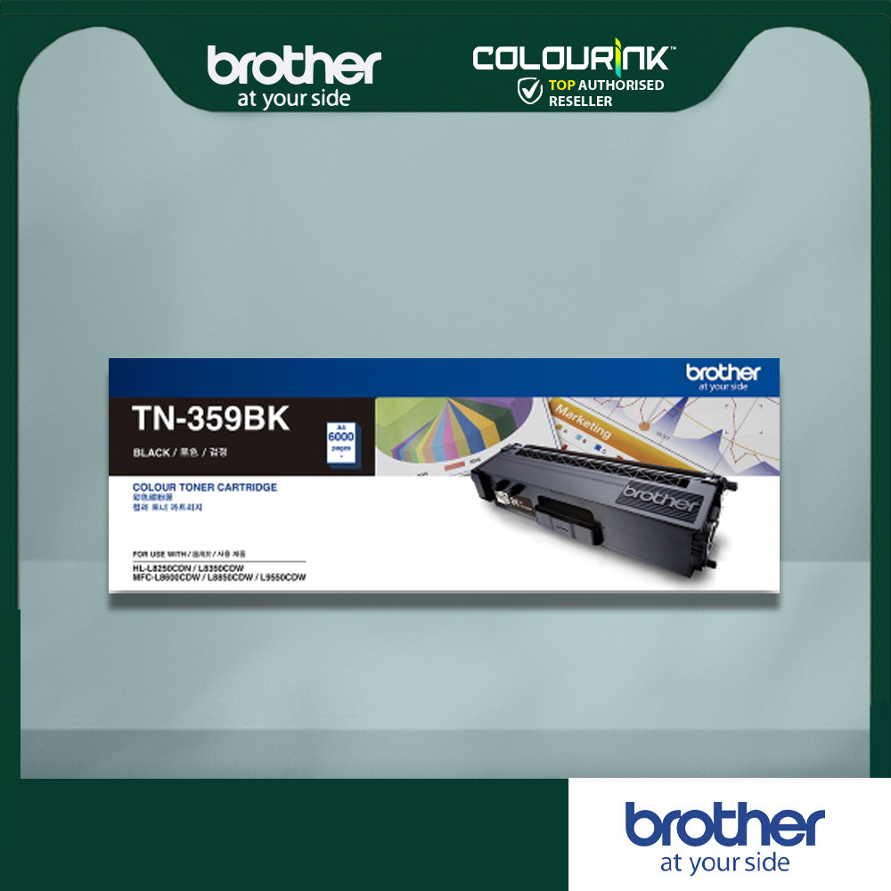 Brother Original TN-359 TN-359BK Black TN-359M Magenta TN-359Y Yellow TN-359C Cyan L8250CDN L8600CDW L8850CDW L9550CDW
