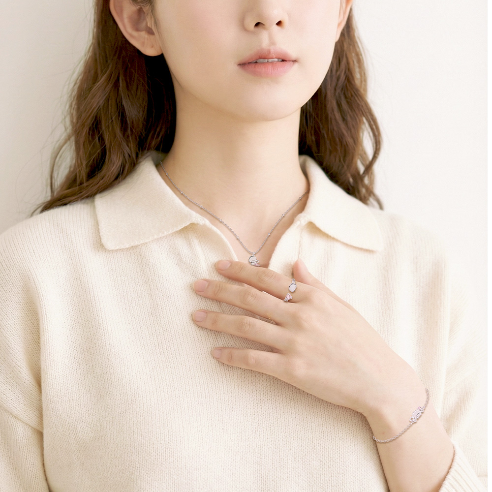 📦訂購 台灣限定 三麗鷗SanrioＸSTORY故事銀飾 My Sweet Piano經典系列 彼安諾晶鑽純銀手鏈