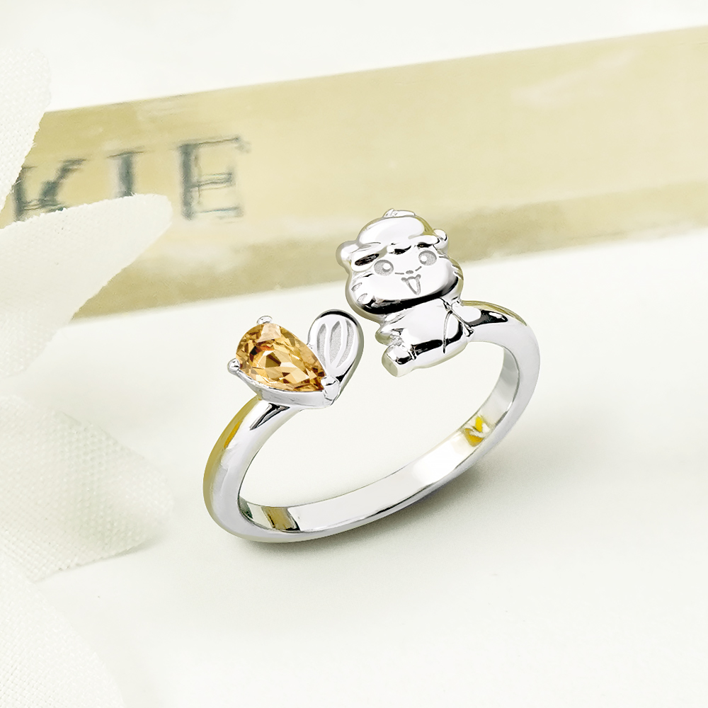 📦訂購 台灣限定 STORY 故事銀飾 X 三麗鷗 Sanrio Coro Coro Kuririn 經典系列 CK鼠 可樂鈴晶鑽純銀戒指