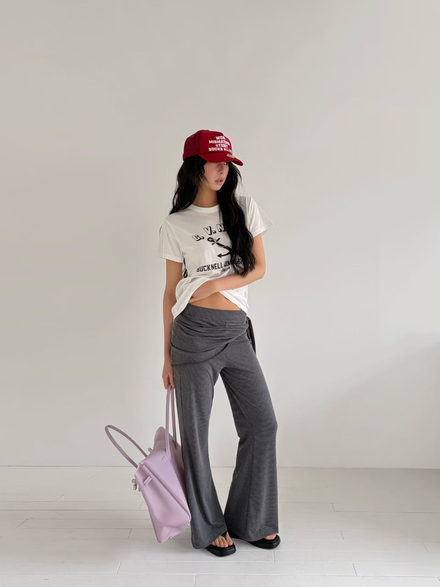 Pants with scarf