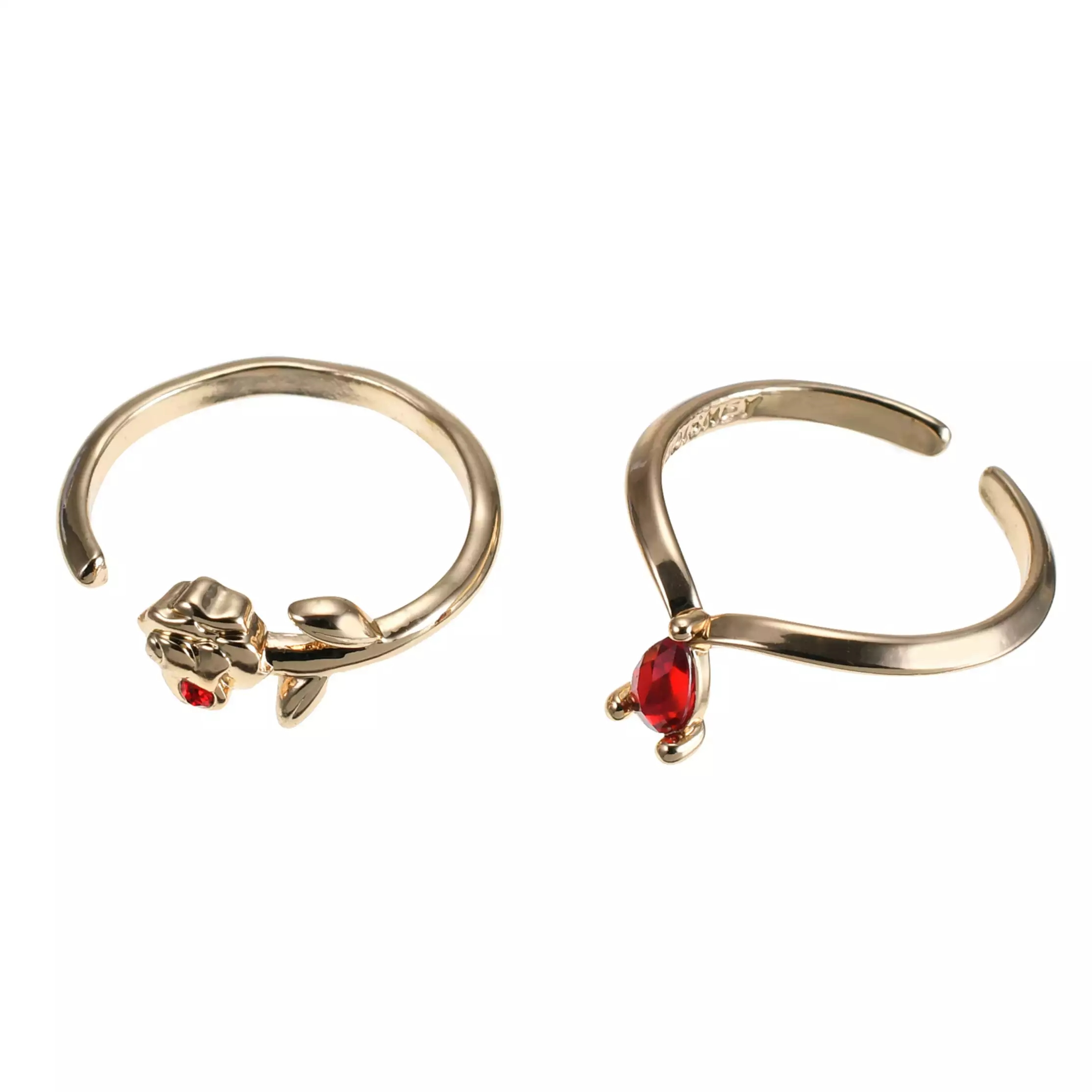 🌸 【預訂】Beauty and the Beast Ring Set - Disney Store 6/10新品