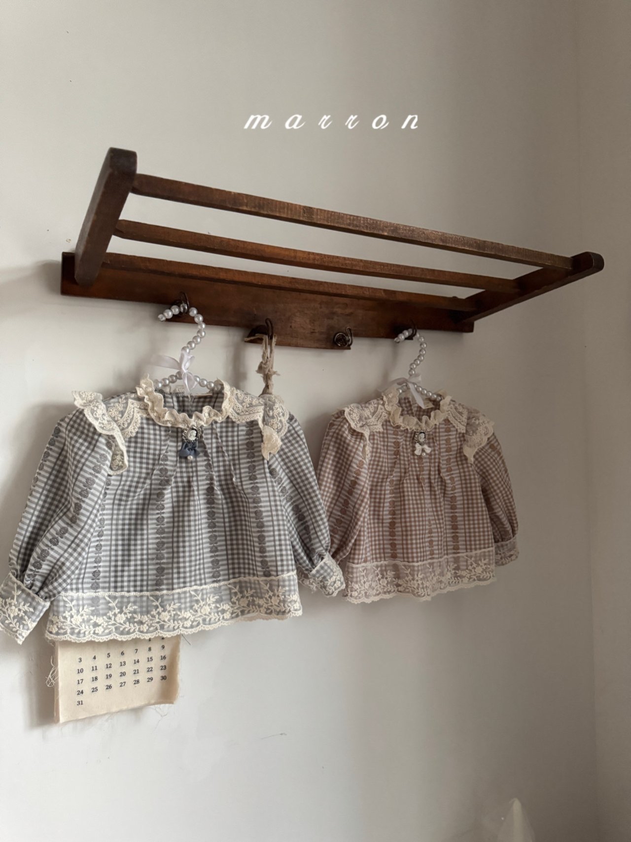 🇰🇷Marron blouse