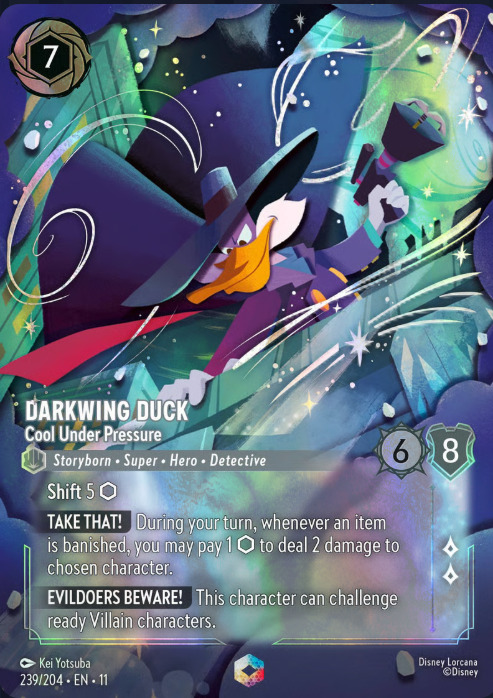 239/204 Darkwing Duck - Cool Under Pressure  E