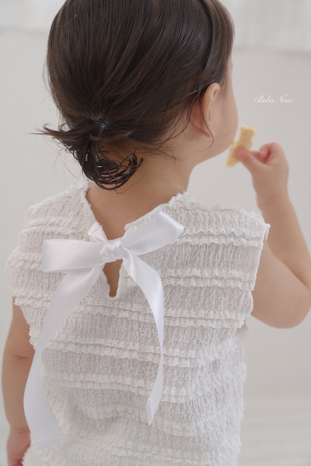 ☀️預訂 韓國直送☀️🇰🇷Bebenine兩色摺皺後背絲帶背心上下套裝