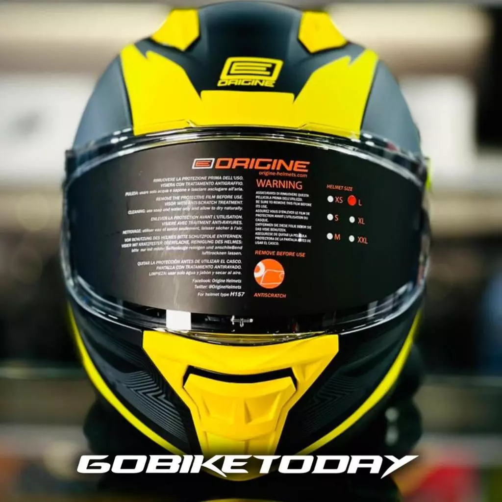 ORIGINE PISTA ELEMENTARY Helmet | Lightweight Racing Helmet | Stylish & Comfortable | ECE 22.06
