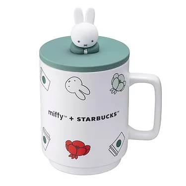 miffy 70th Starbucks MUG 12OZ 連矽膠蓋
