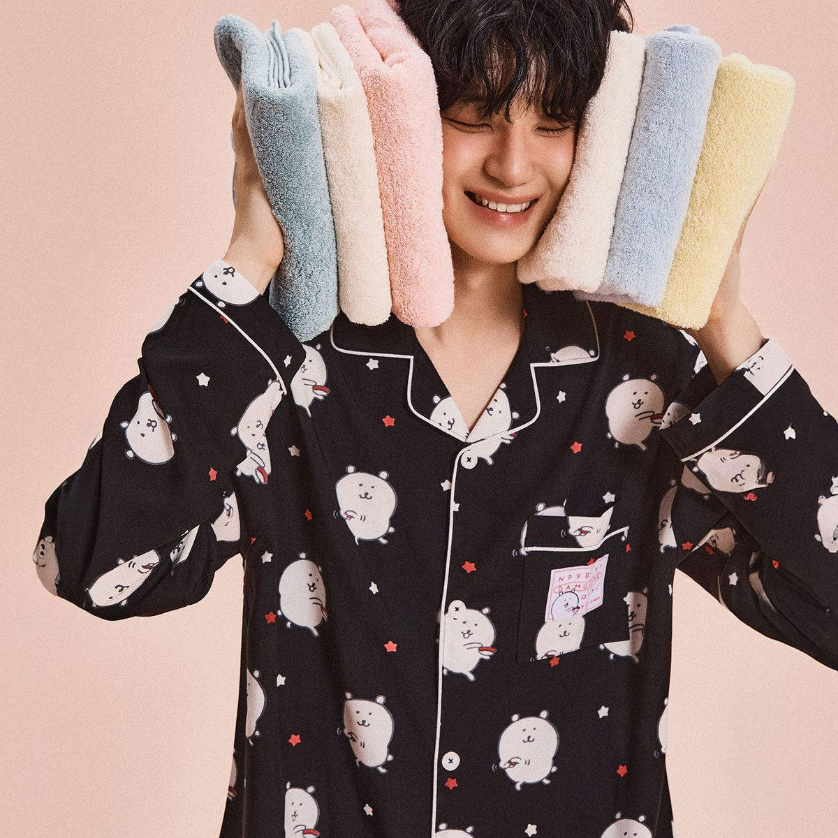 [DAMGOME 自嘲熊 x SPAO] 2026 長袖睡衣 (2款)