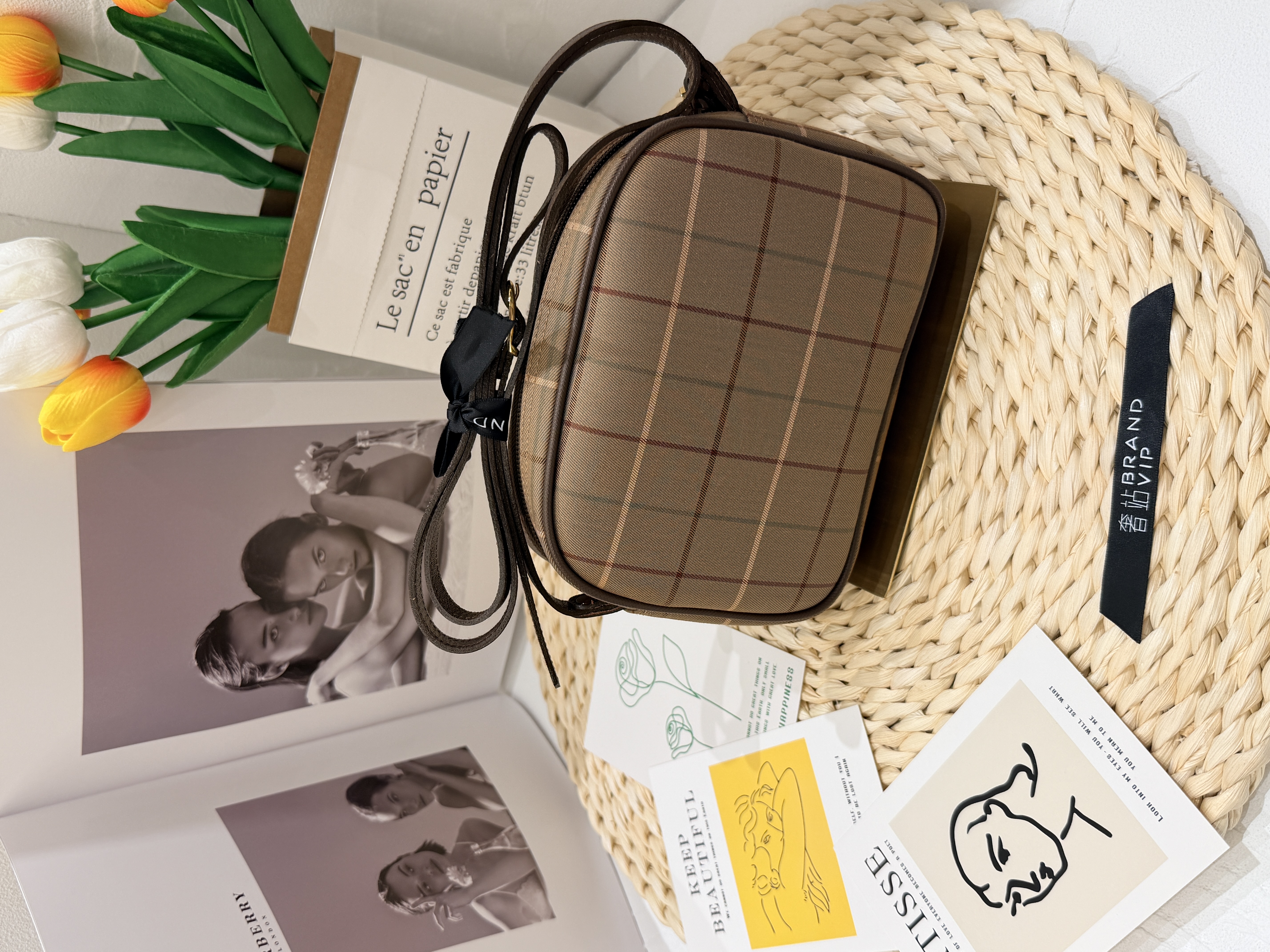  限時優惠🎉Burberrys Nova Check Camera Bag