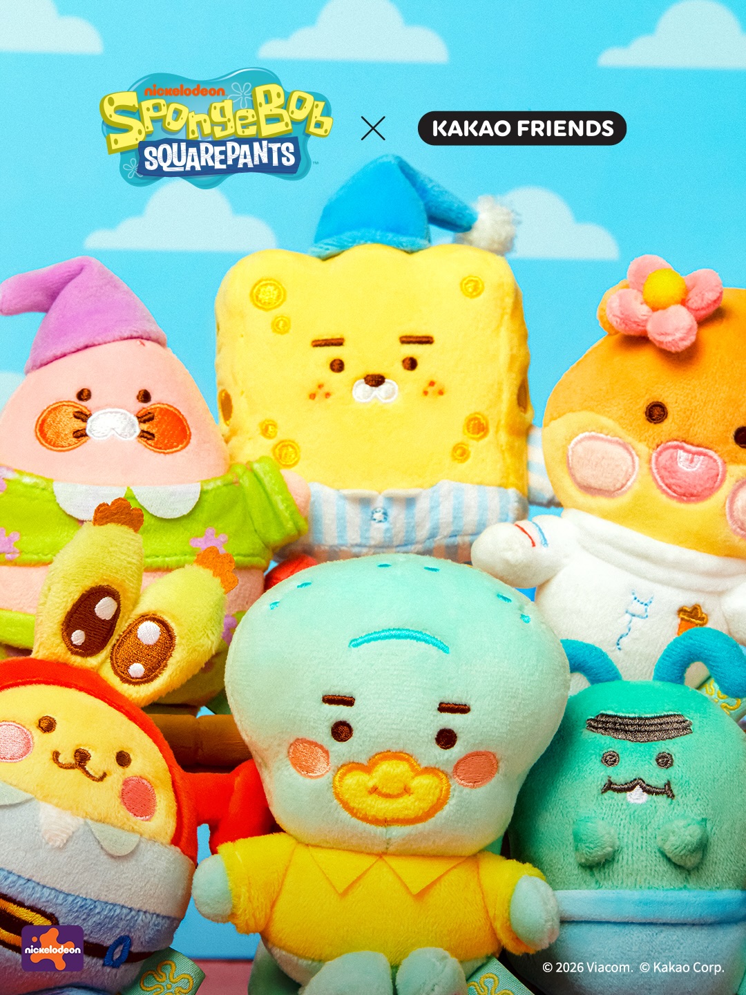 Kakao Friends - SpongeBob 海綿寶寶 系列