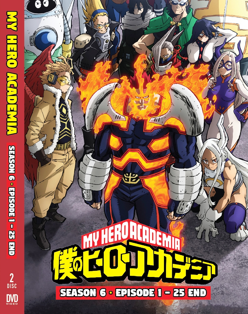 My Hero Academia / Boku no Hero Academia Season 6 Vol.1-25End Japanese  Anime DVD English Dubbed Region All | DiscPlayercdndvd