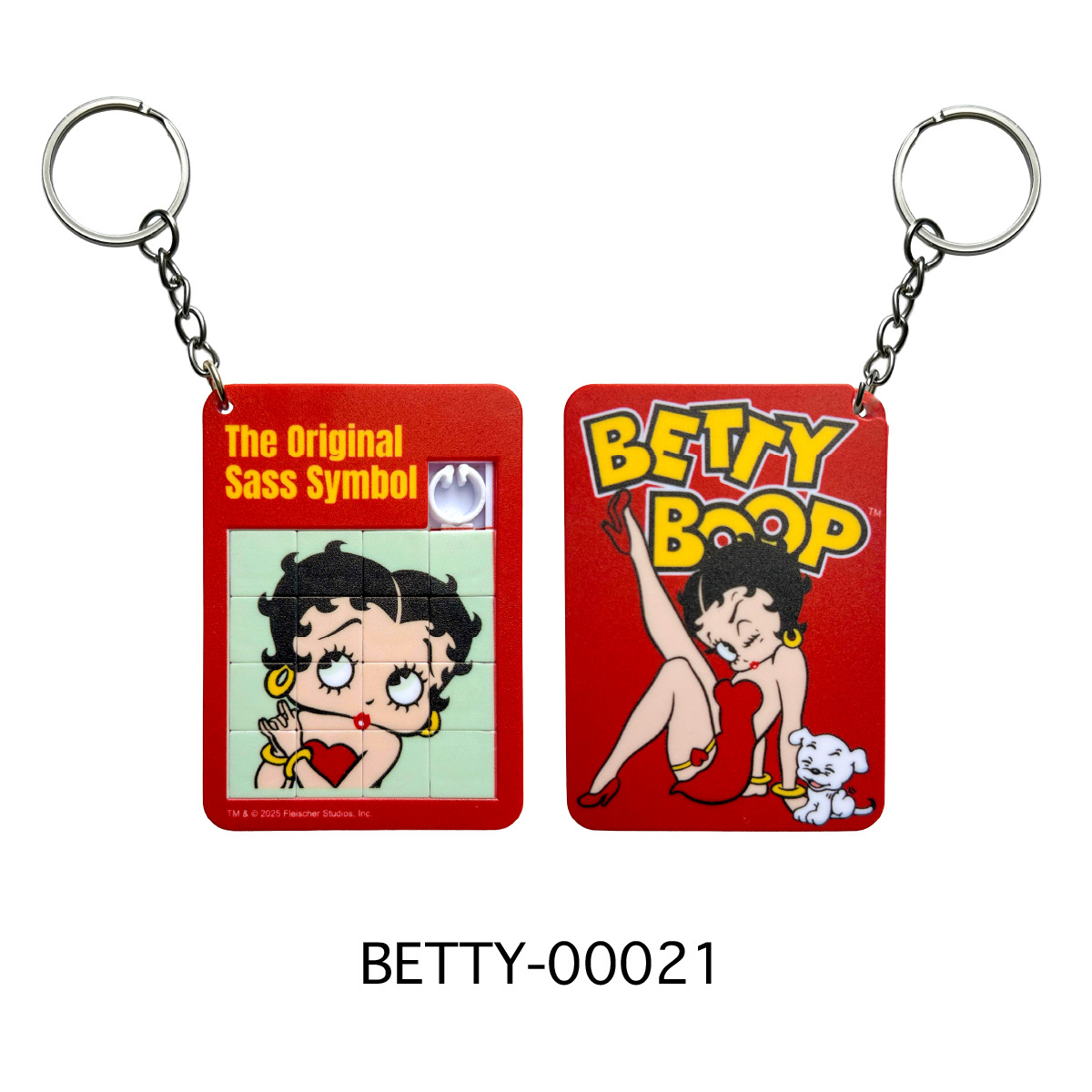 betty boop拼圖匙扣
