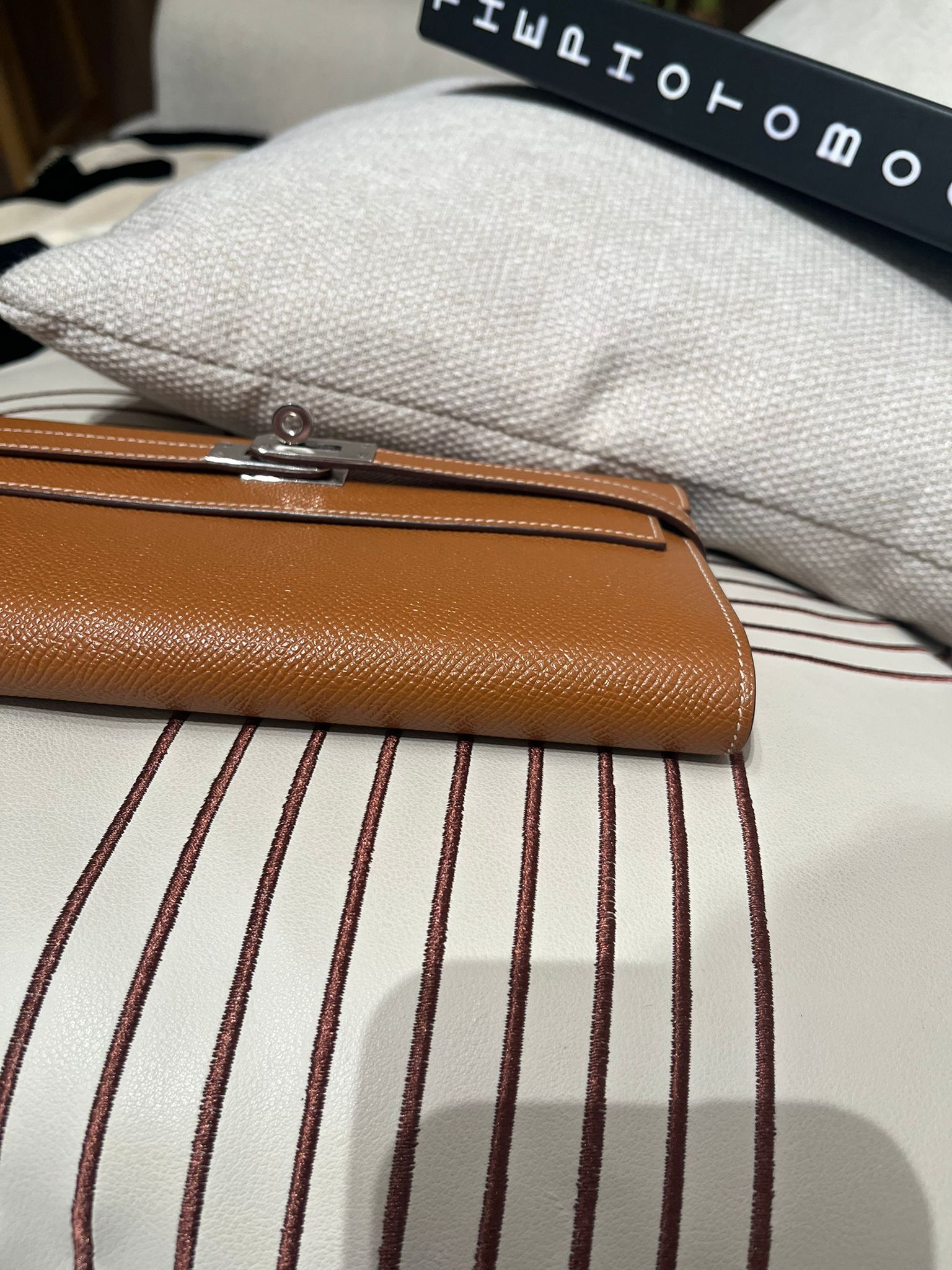 Hermes Kelly Wallet Stamp C 金棕色銀扣 100%Authentic, 99%new ✅box