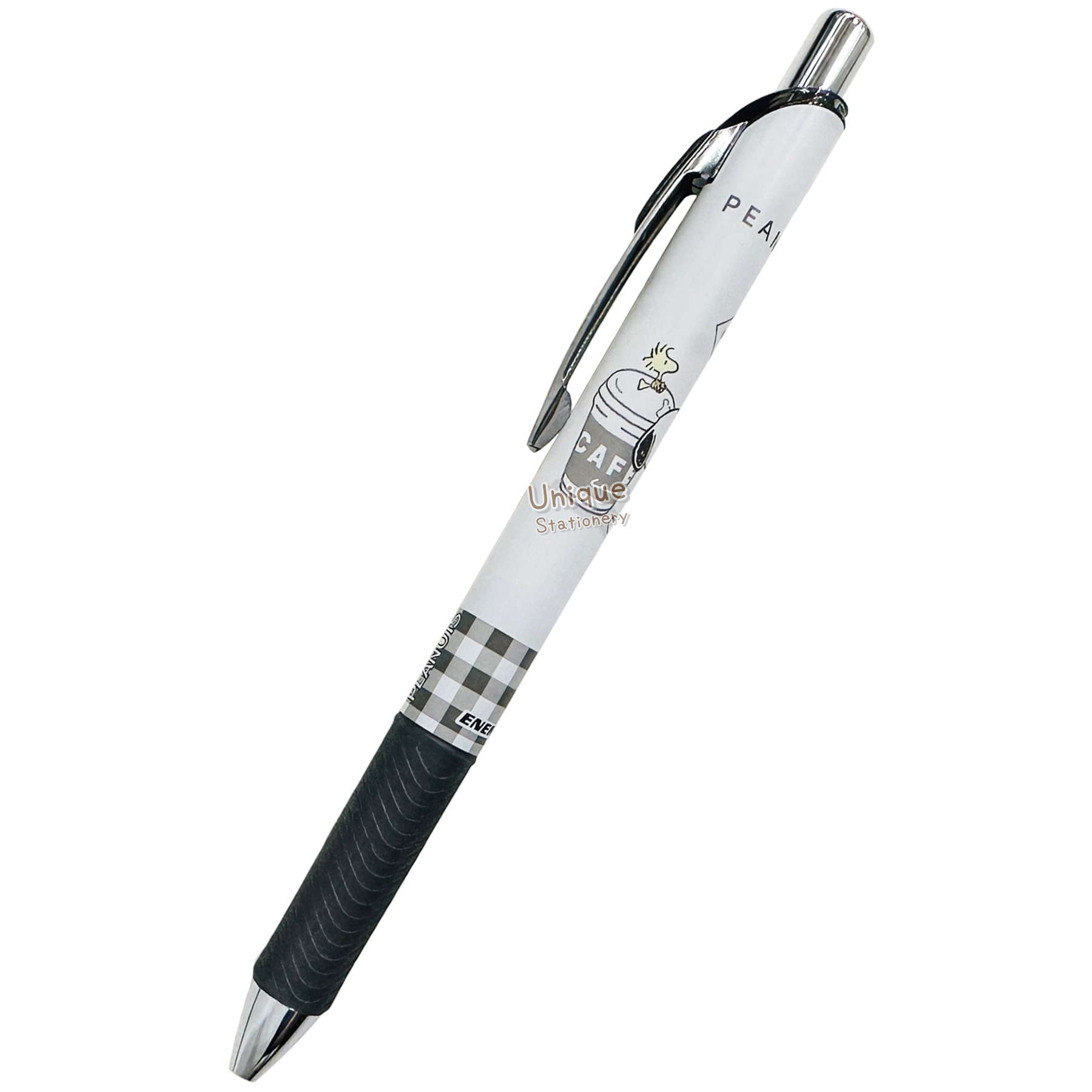 現貨｜Snoopy 日本製 Pentel EnerGel 0.5mm 黑色 啫喱筆 (CR139575)