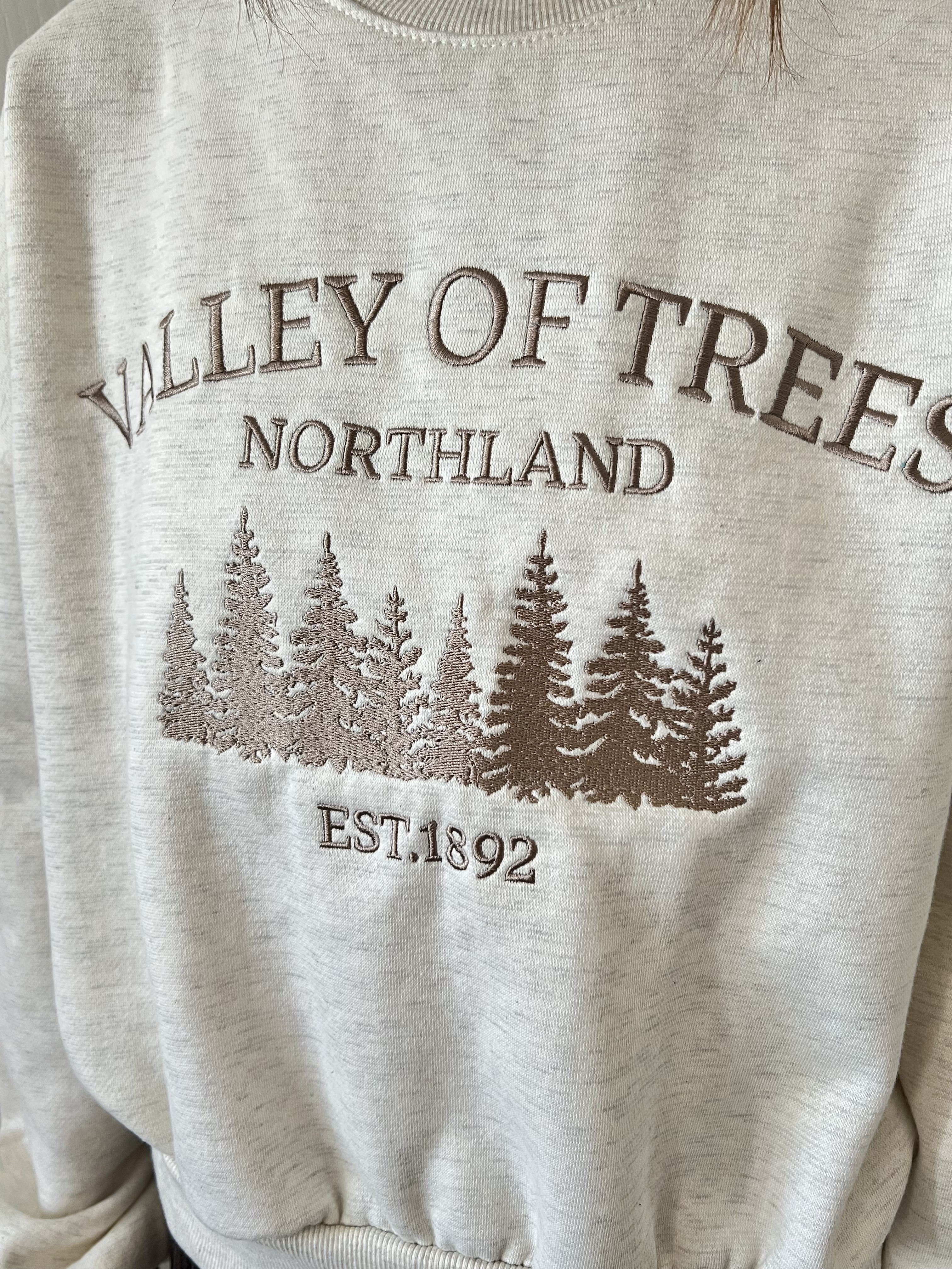 刺繡樹林衛衣 現貨