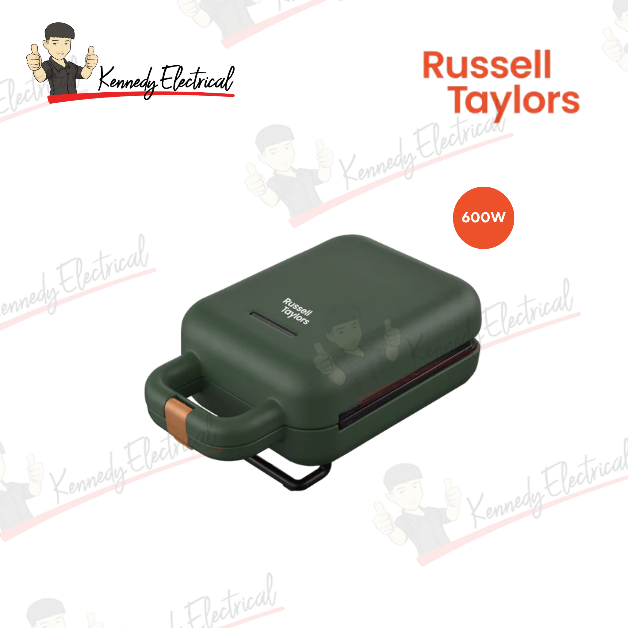 Russell Taylors 3-in-1 Sandwich & Waffle Maker (WM3G)