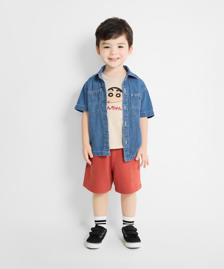 💚預訂 台灣直送💚蠟筆小新三色人物印花純棉背心