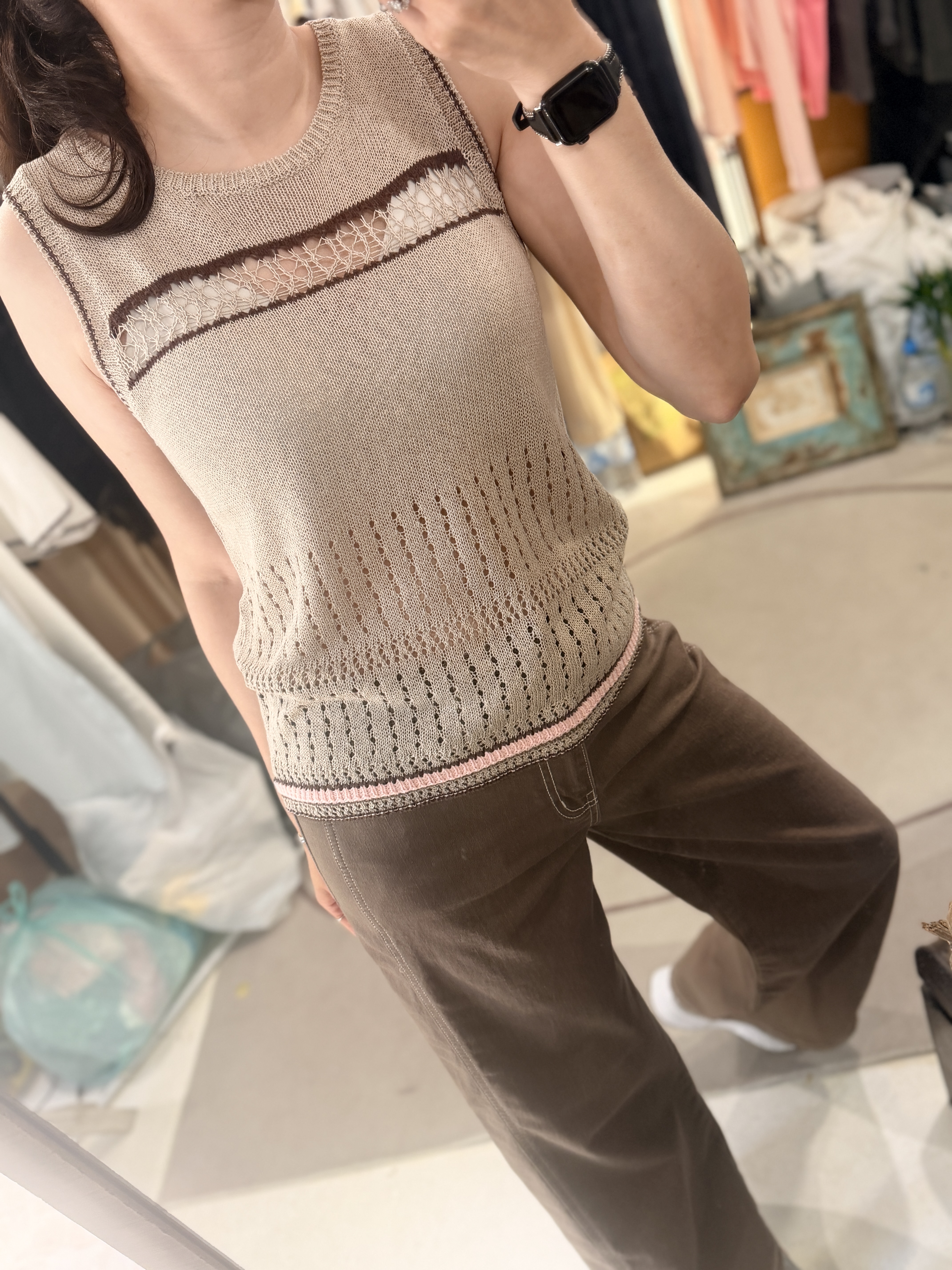 Vintage knit vest