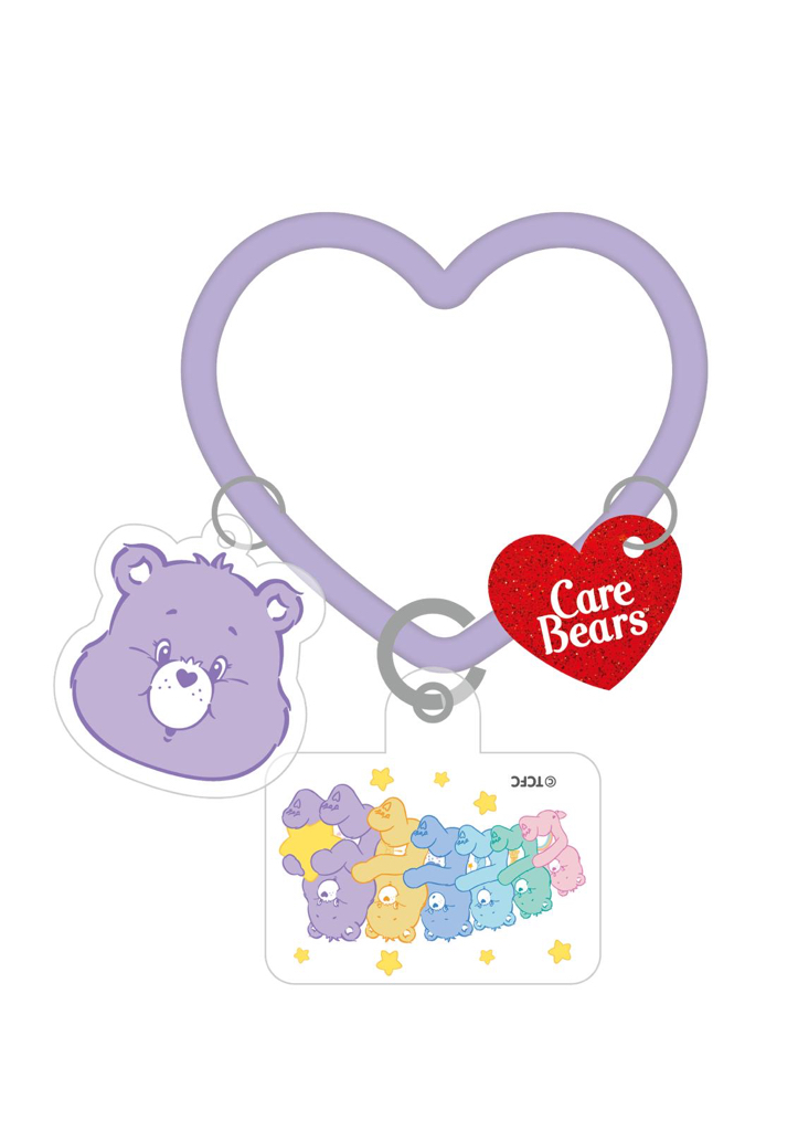 Care Bears 電話夾片+心形鑰匙圈