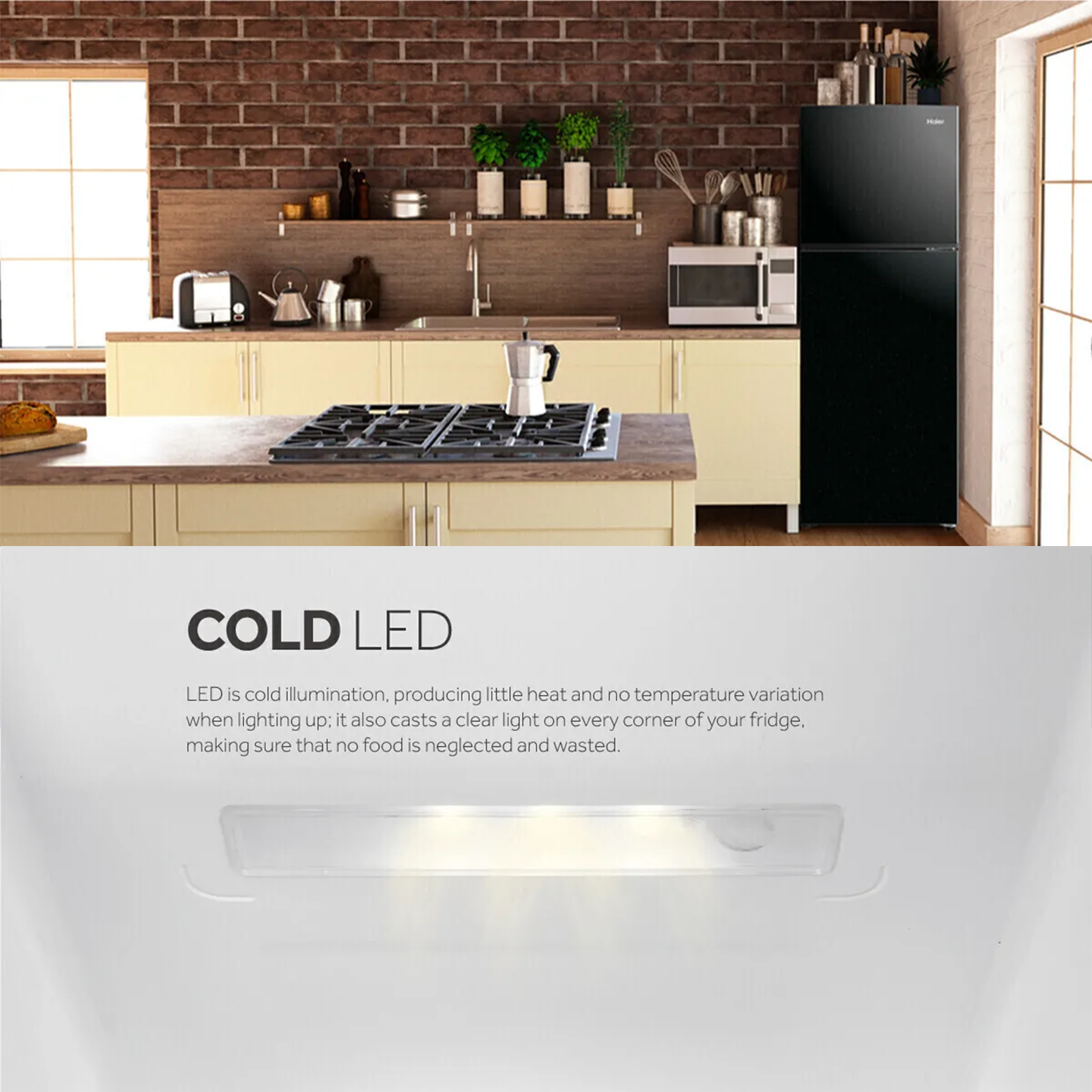 Haier 258L Inverter 2-Door Refrigerator (HRF-IV258H)