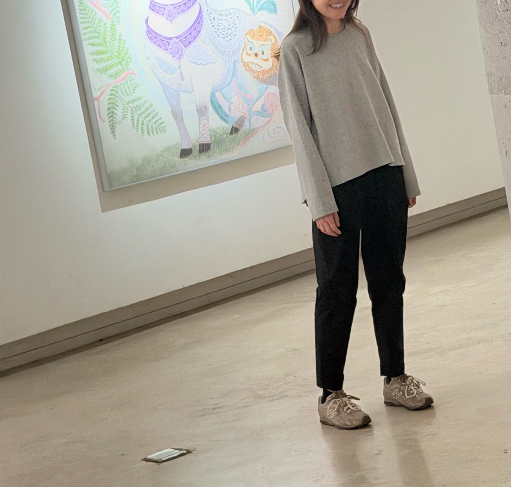 雲朵棉！微鬆造型上衣（淺灰色）