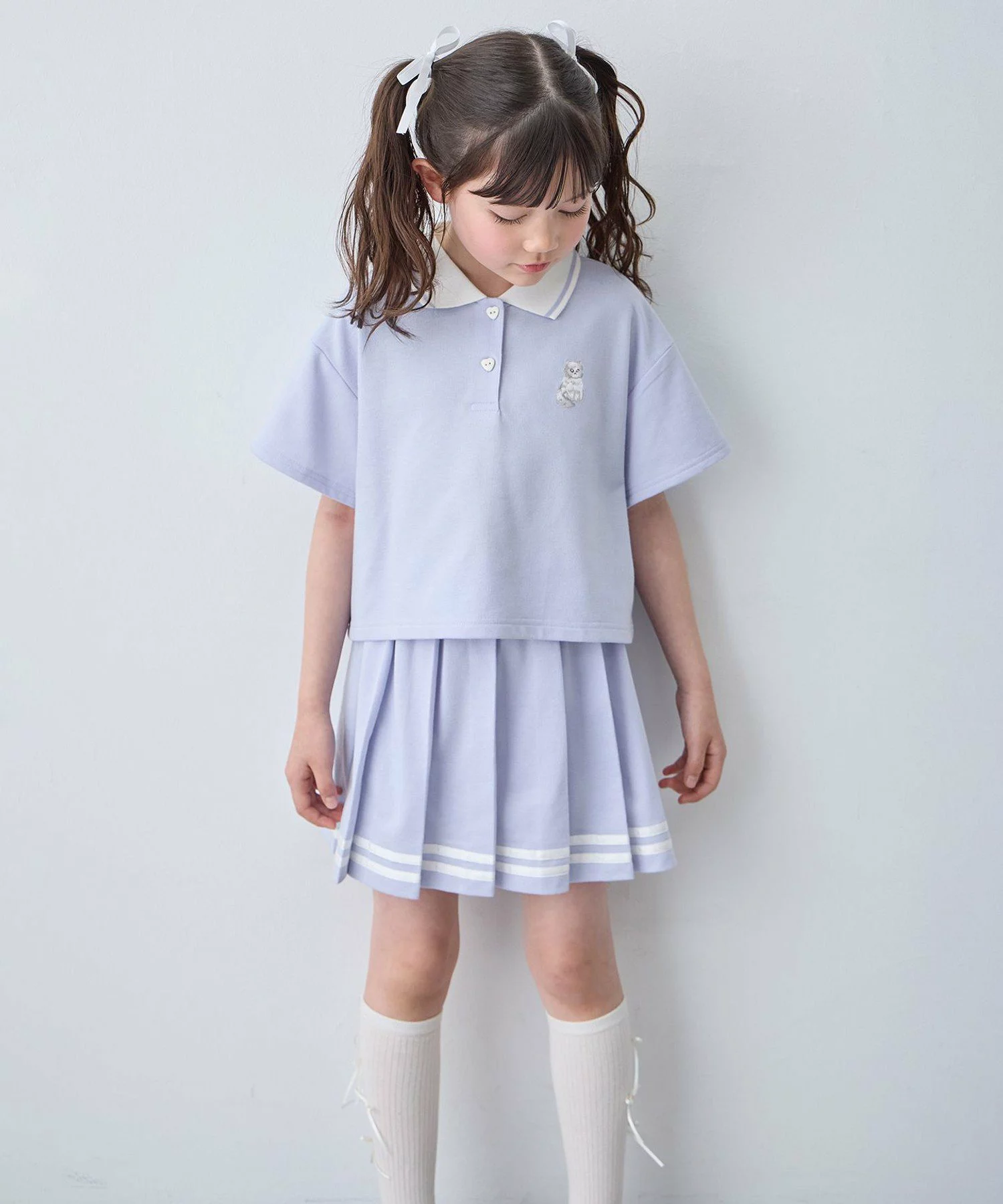 🆕【⭐訂購⭐】🌀 🇯🇵 日本直送 貓咪刺繡 吸濕速乾短款 Polo tee ［3款選］🌀[ELJA-0212][261123]