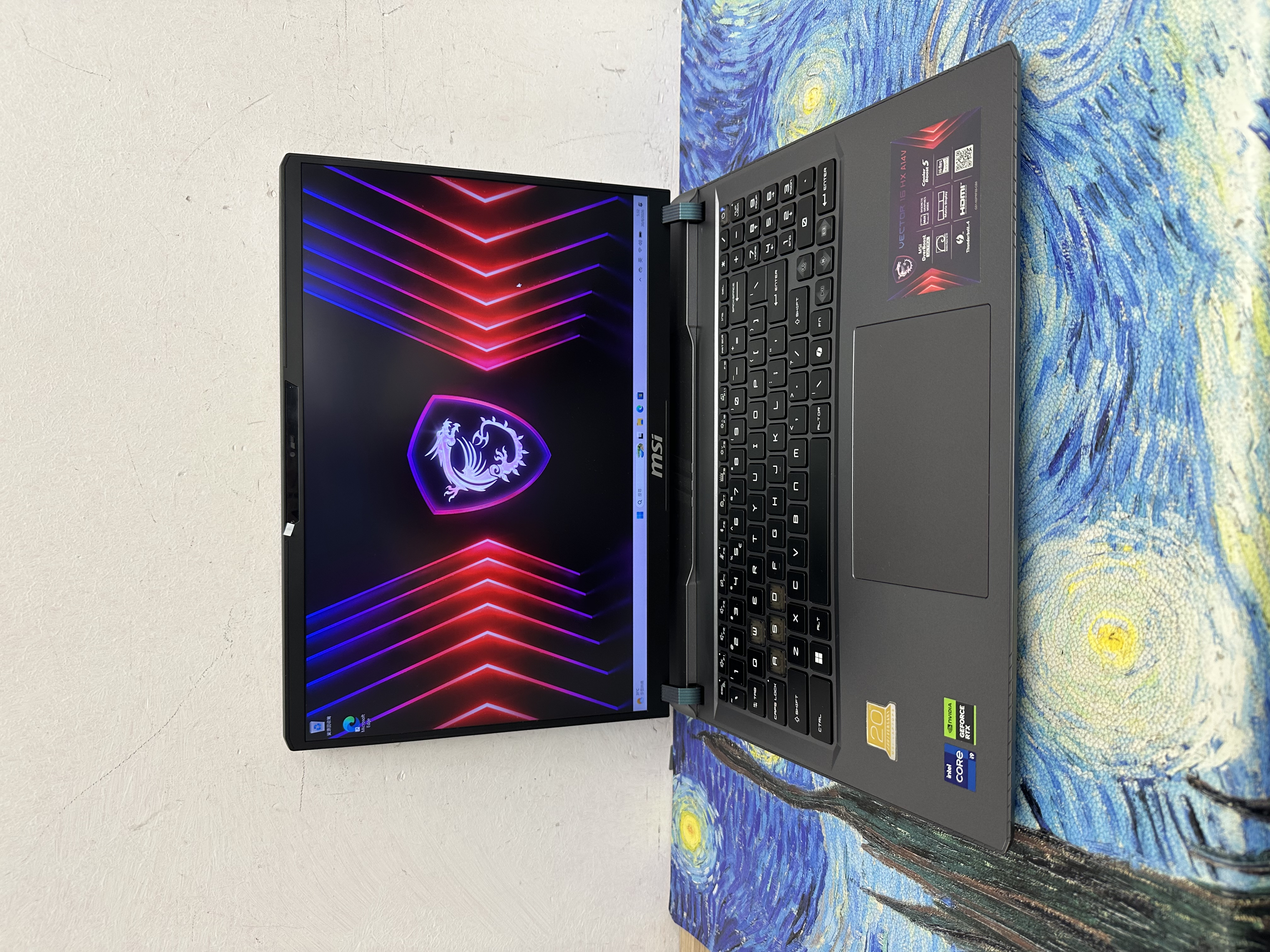 #6108 MSI Vector 16 HX A14V /i9-14900HX /32,64GB Ram/1,2TB SSD/RTX 4080獨立顯示卡/16吋 2.5K 240Hz Mon/RGB 彩色Keyboard/ Gaming Laptop / Notebook / Laptop / PC Gaming / Movie / Netflix / Youtube / Win11