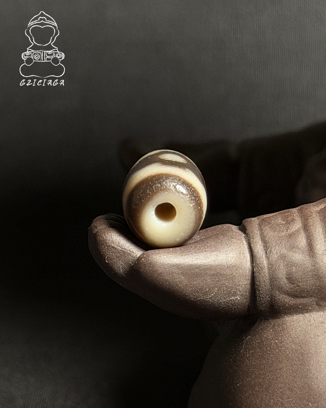 壇城三眼小桶珠