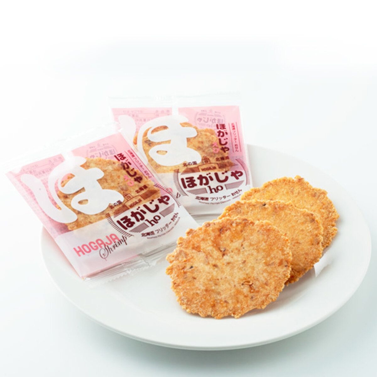 日本直送 少量現貨 山口油屋福太郎 - HOGAJA北海道 元貝/大蝦味帶子餅 230g (2枚 x 8袋)，