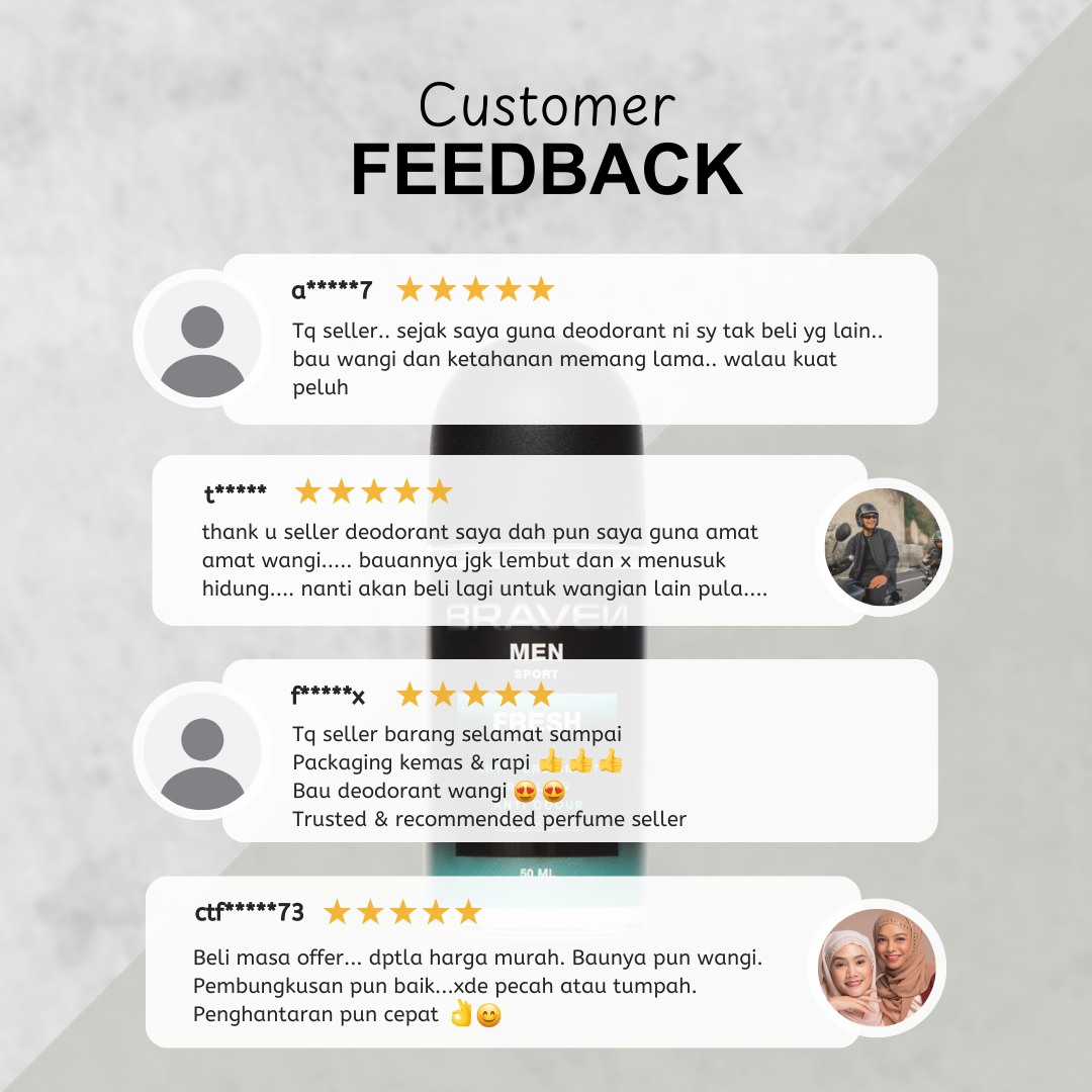 Braven Deodorant - Fresh 50ml