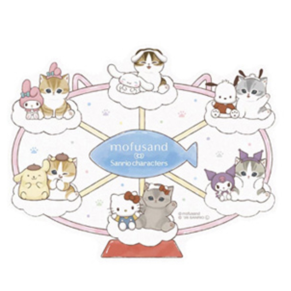 Mofusand 鯊魚貓 貼紙｜預訂