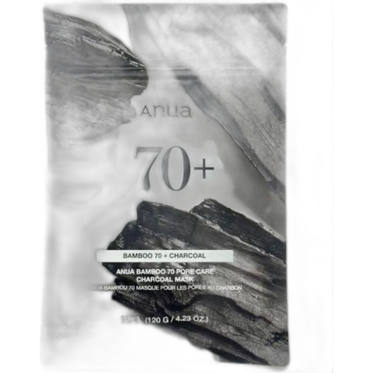 Anua 70+ 竹炭深入清潔毛孔修護面膜 7片裝