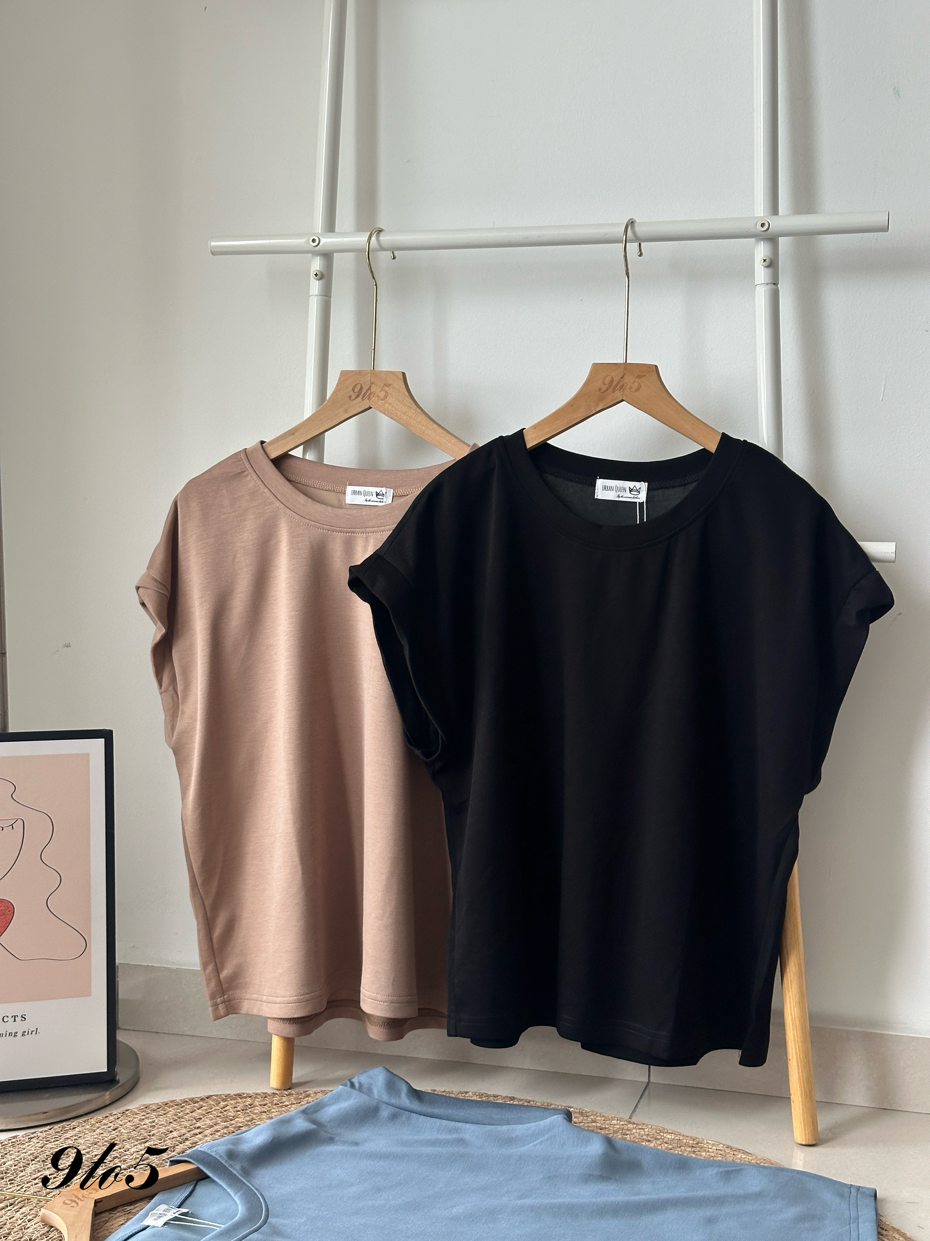 T4146 Cape Sleeve Oversize Tee - 4 Colors 