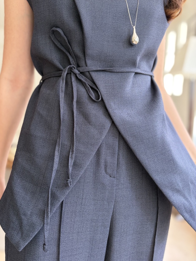 The Fine Linen Summer Set (Navy)