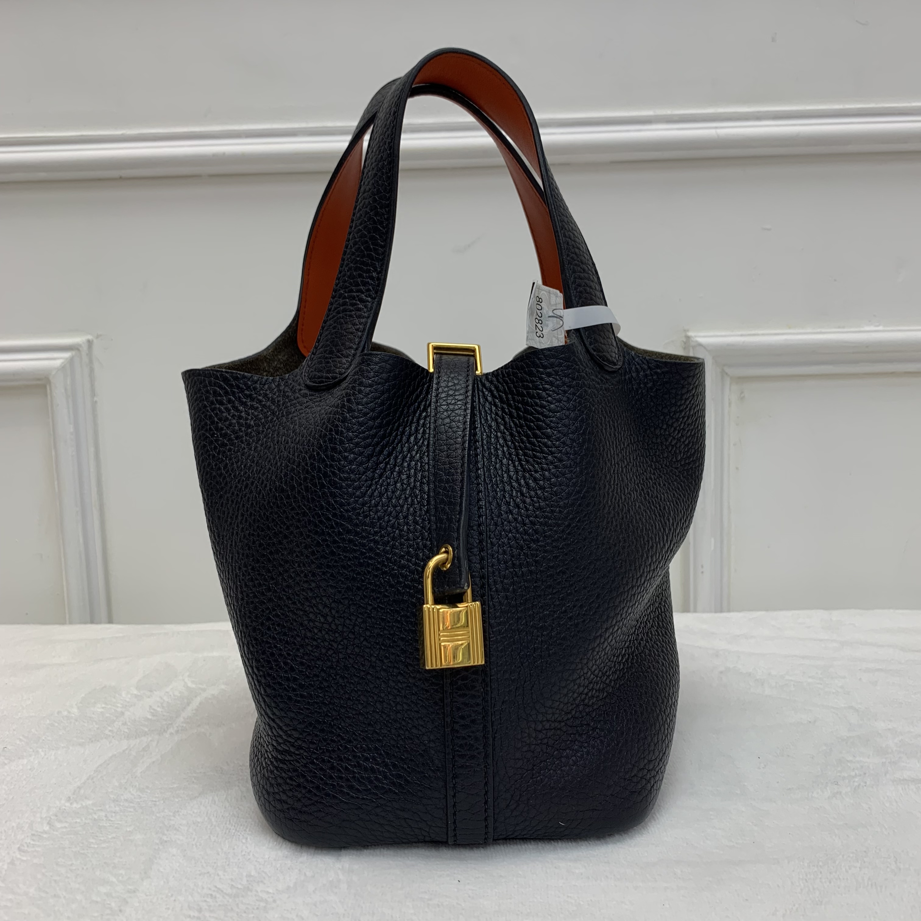 Hermes Picotin18 菜籃子18 颶風藍配金扣