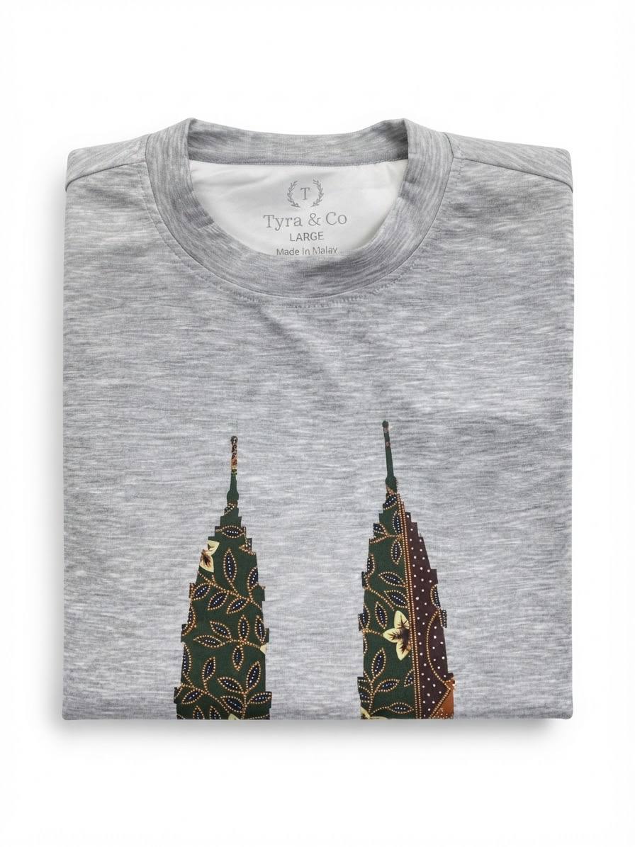 TS5330 - KLCC Twin Towers Batik T-Shirt 