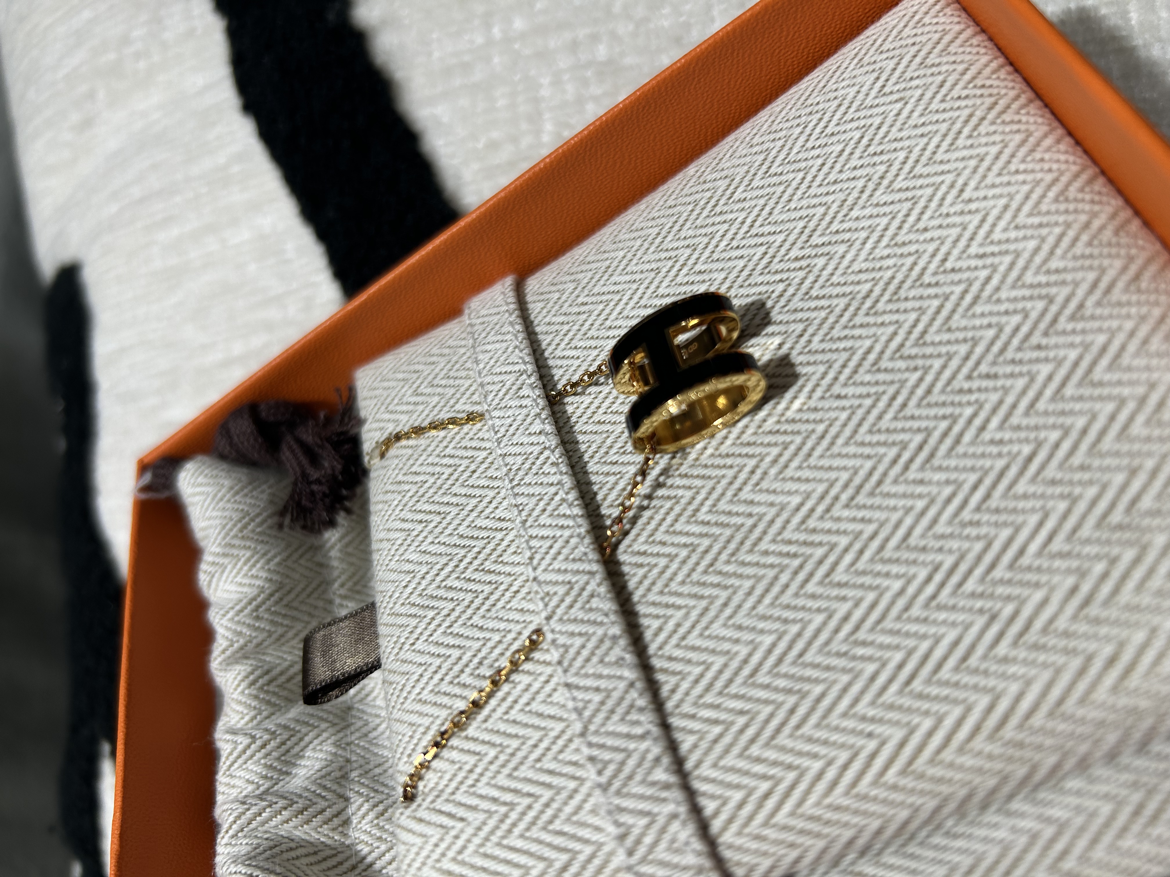 全新 Hermes pop H necklace 黑金大POP H 100%Authentic, 100%New 全新  ✅dust bag ✅box