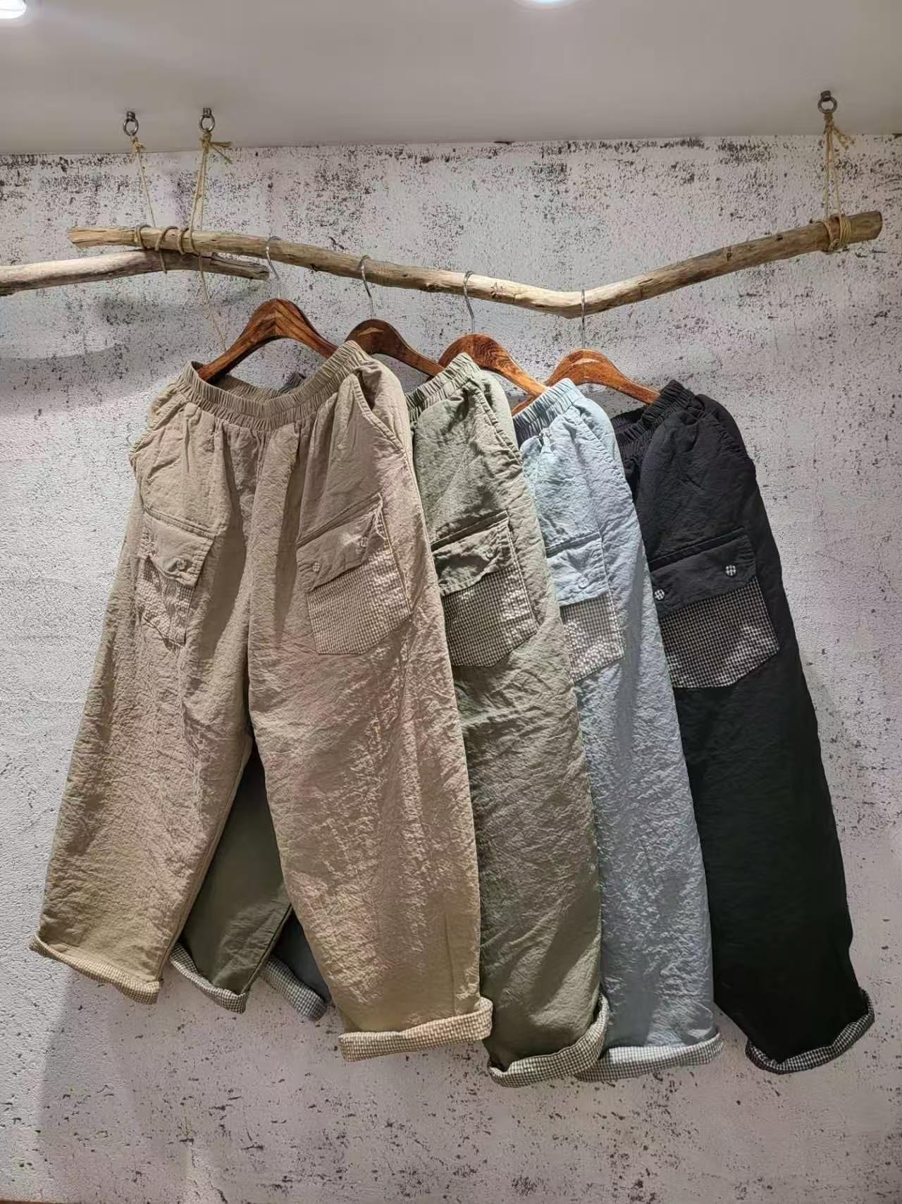 CPH OX 新款格仔袋褲