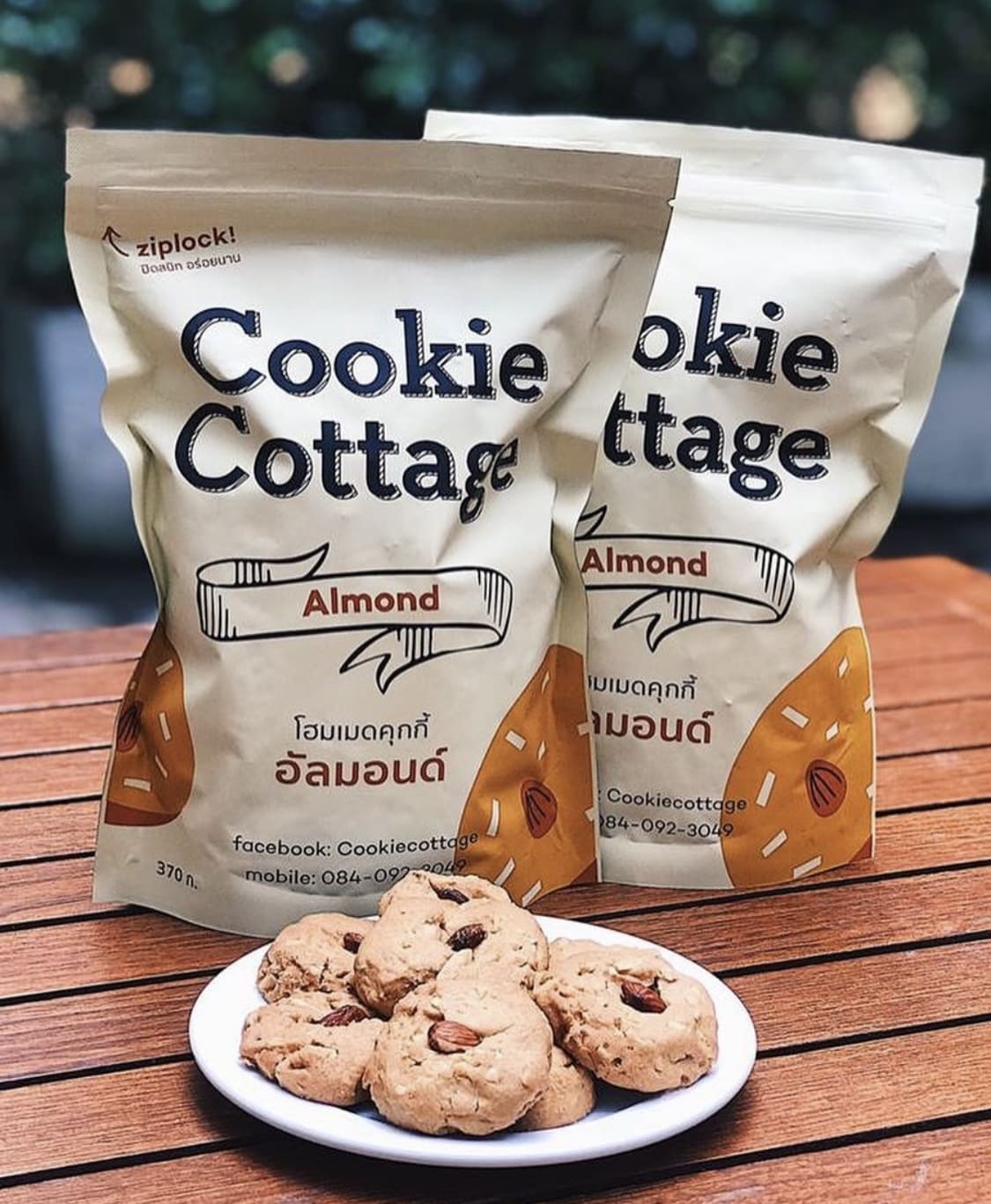 泰國直送 COOKIE COTTAGE 手工杏仁曲奇餅 360g